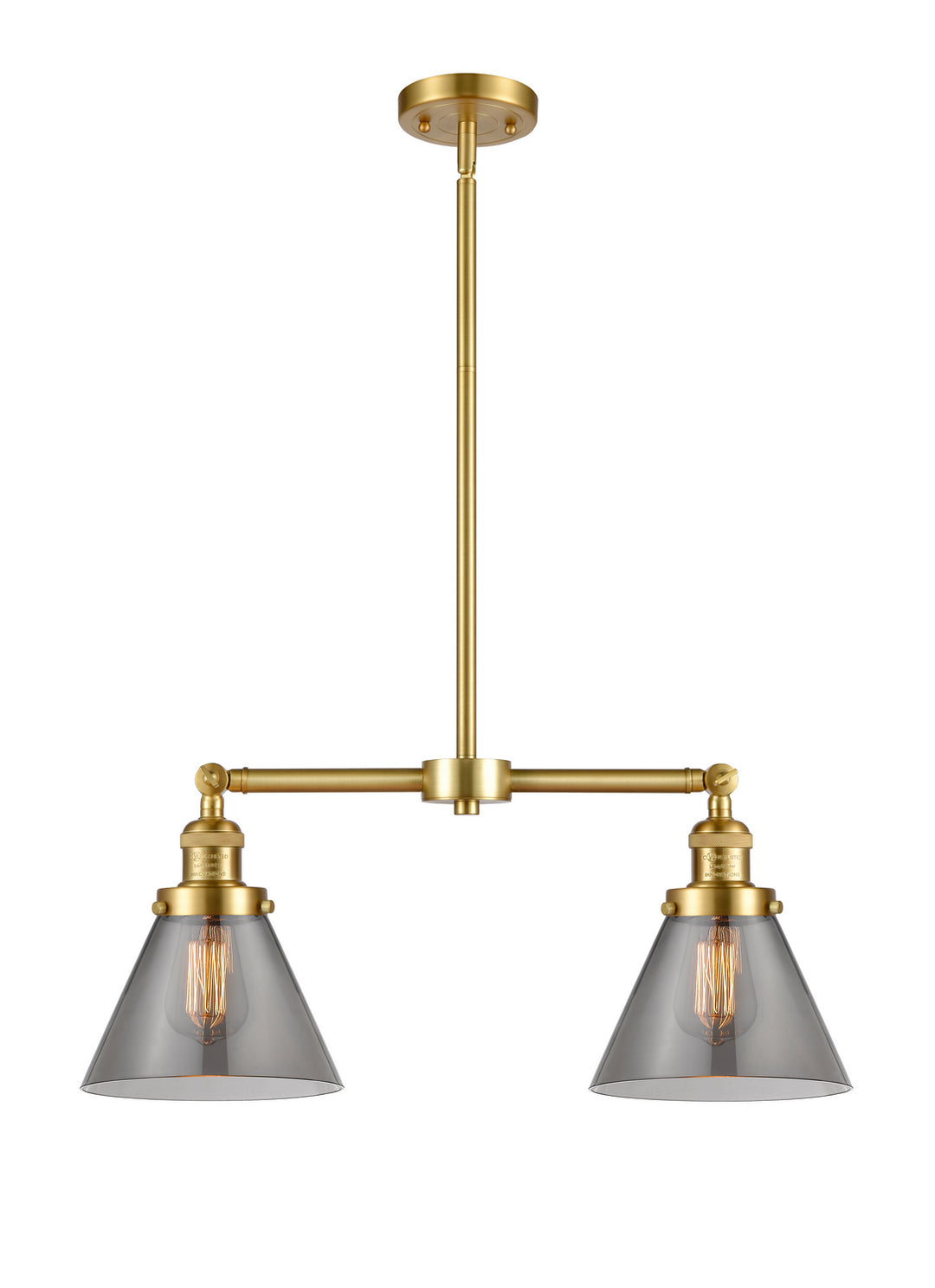 Innovations Franklin Restoration 209-SG-G43-LED Pendant Light - Satin Gold