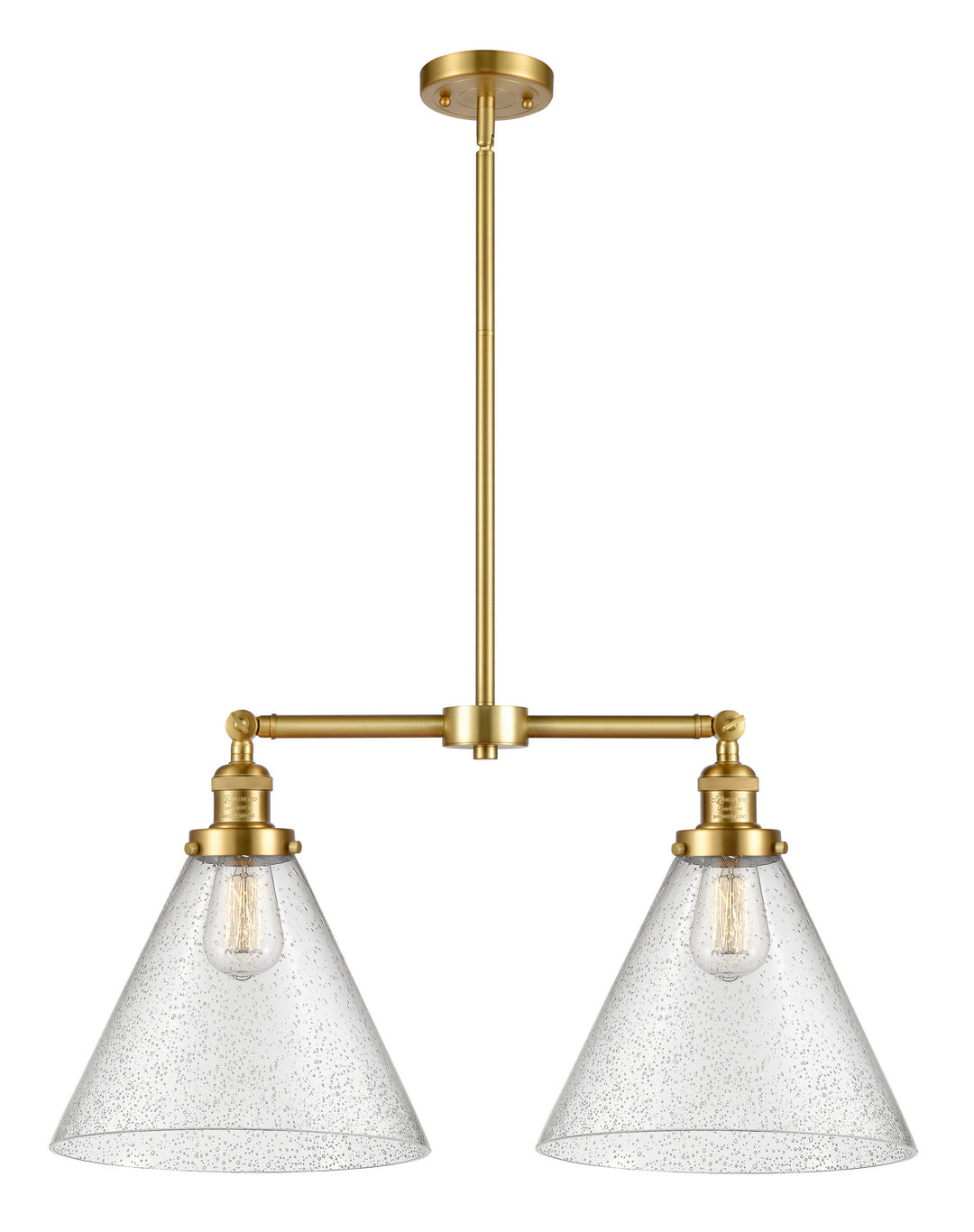 Innovations Franklin Restoration 209-SG-G44-L Pendant Light - Satin Gold