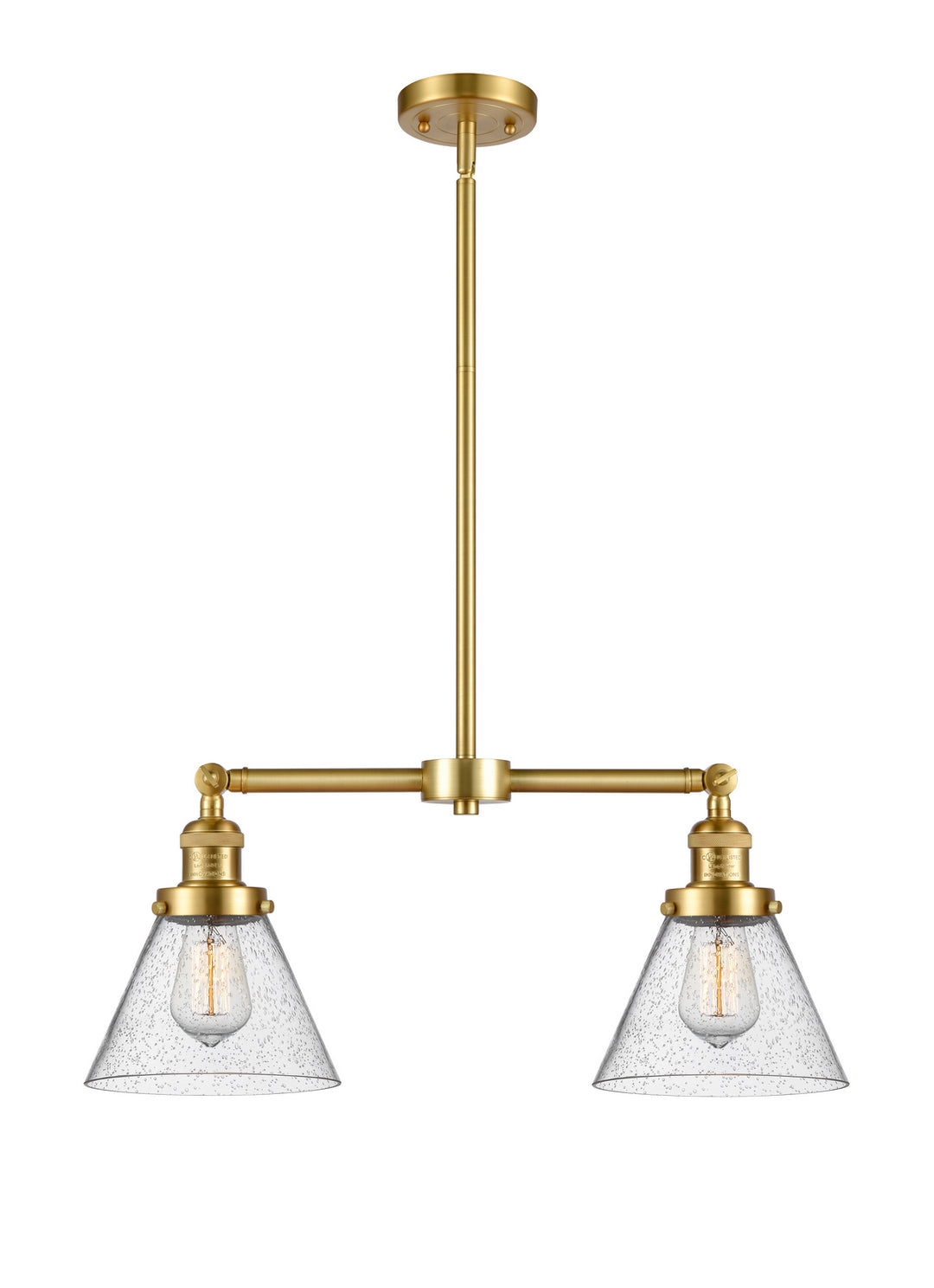 Innovations Franklin Restoration 209-SG-G44-LED Pendant Light - Satin Gold