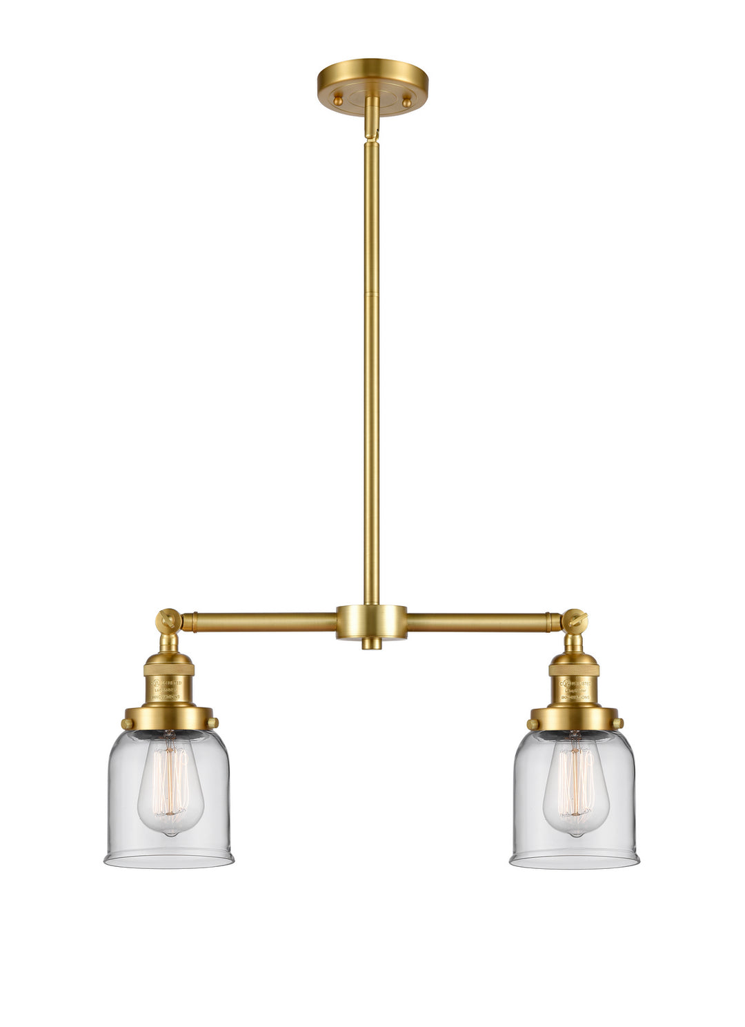 Innovations Franklin Restoration 209-SG-G52 Pendant Light - Satin Gold
