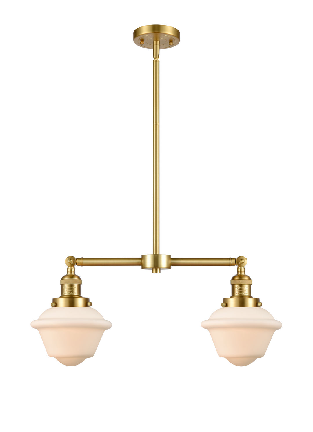 Innovations Franklin Restoration 209-SG-G531-LED Pendant Light - Satin Gold