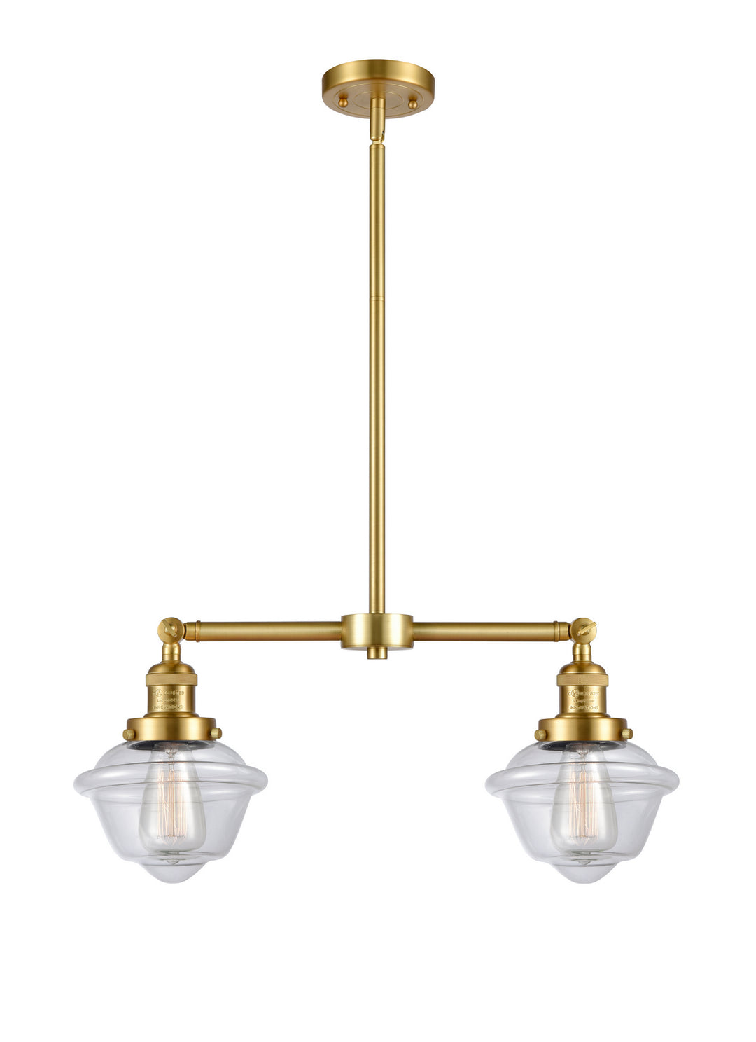 Innovations Franklin Restoration 209-SG-G532 Pendant Light - Satin Gold