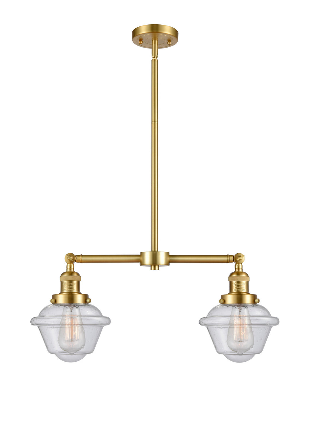 Innovations Franklin Restoration 209-SG-G534 Pendant Light - Satin Gold