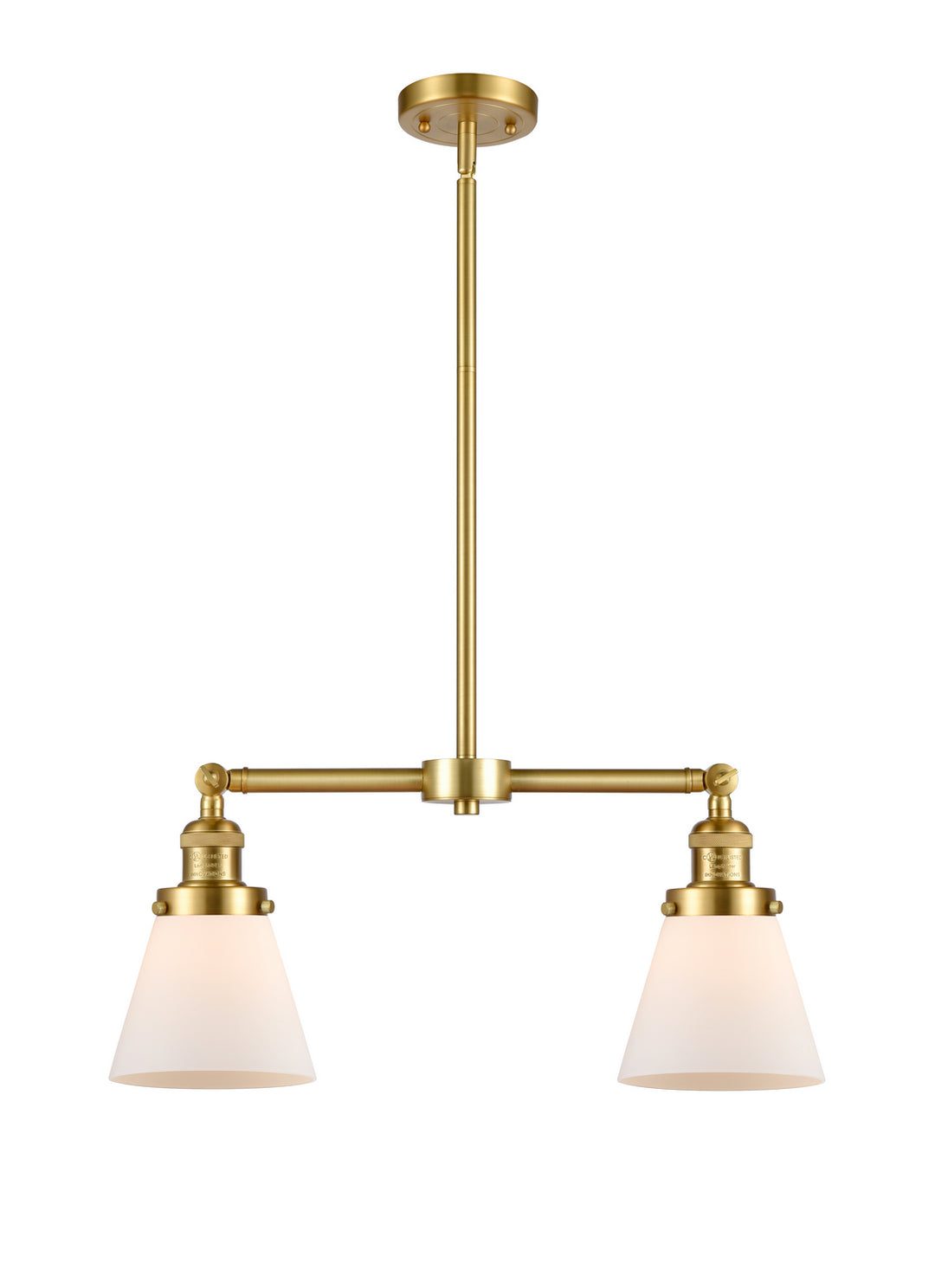 Innovations Franklin Restoration 209-SG-G61 Pendant Light - Satin Gold