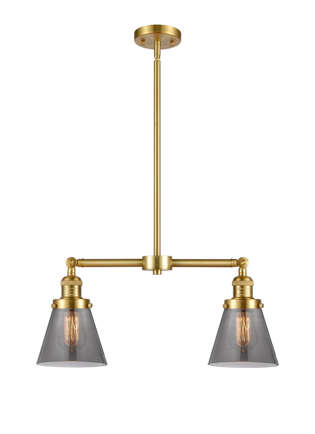 Innovations Franklin Restoration 209-SG-G63 Pendant Light - Satin Gold