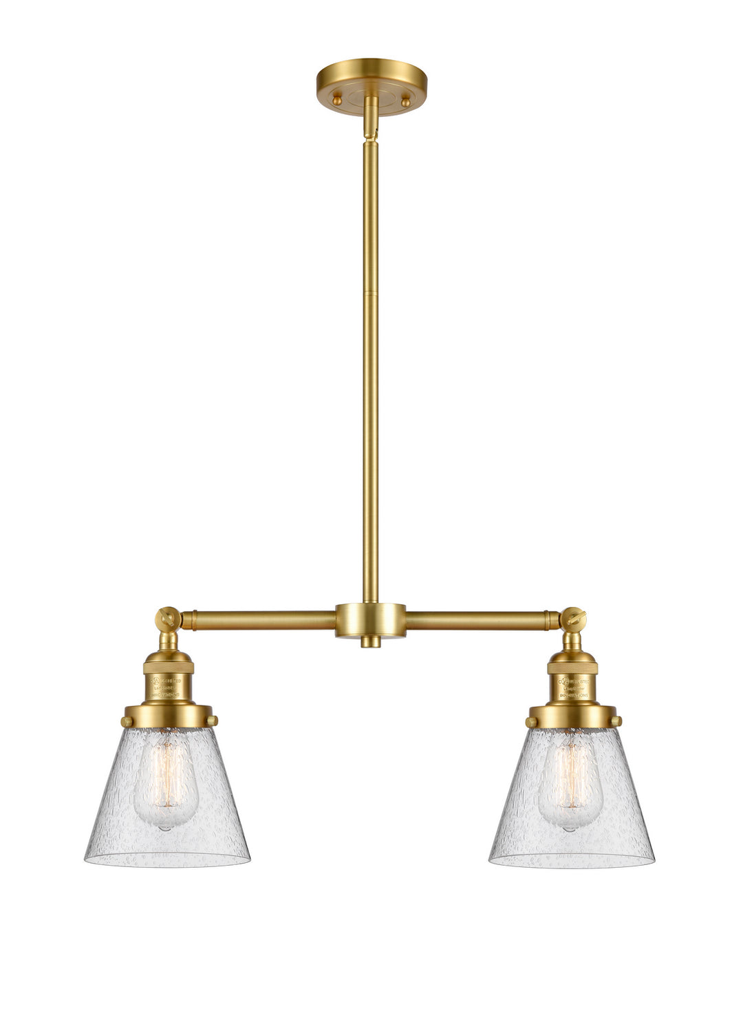 Innovations Franklin Restoration 209-SG-G64 Pendant Light - Satin Gold