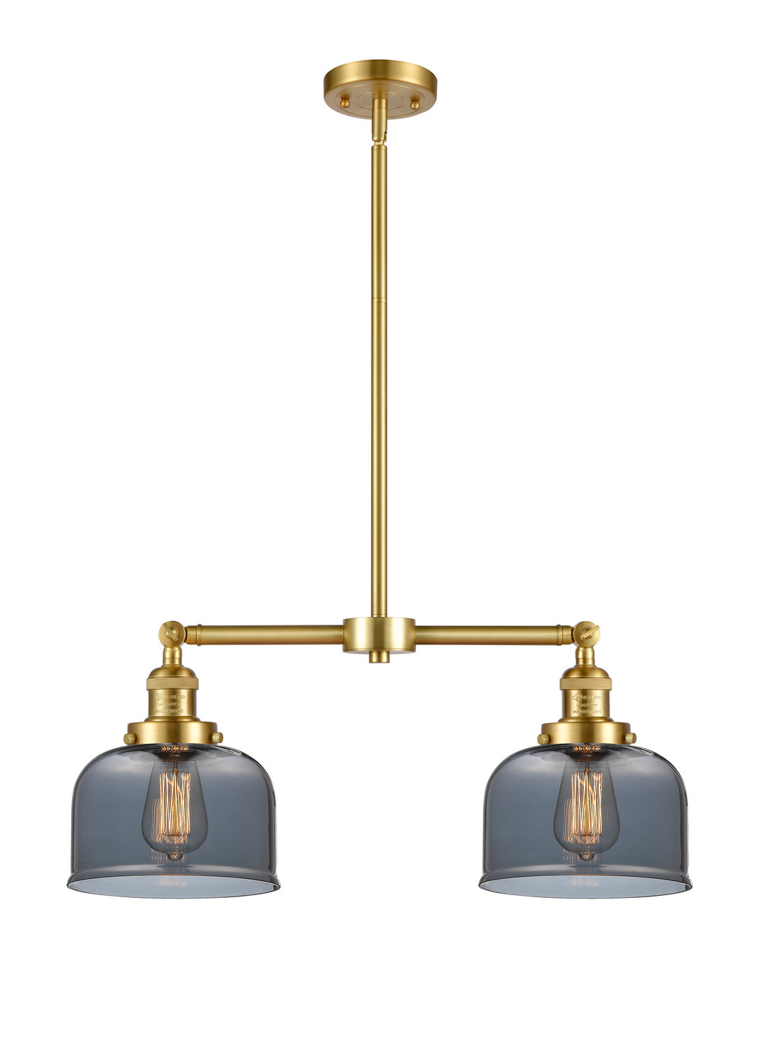 Innovations Franklin Restoration 209-SG-G73 Pendant Light - Satin Gold