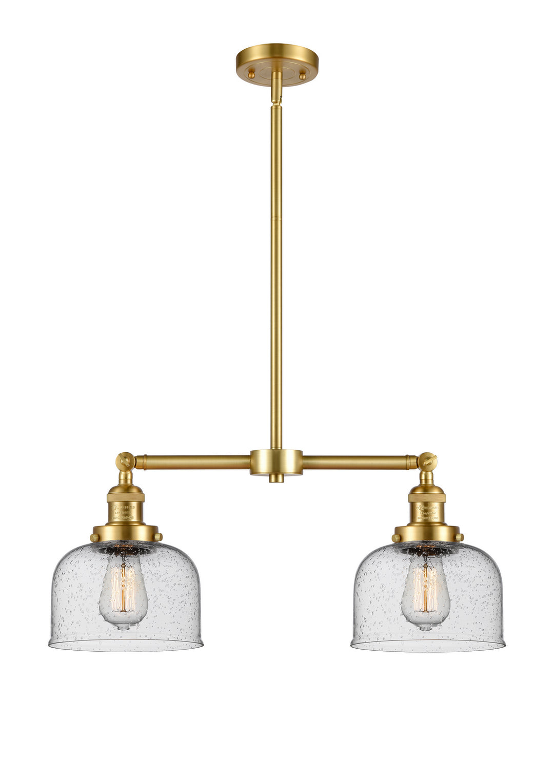 Innovations Franklin Restoration 209-SG-G74-LED Pendant Light - Satin Gold