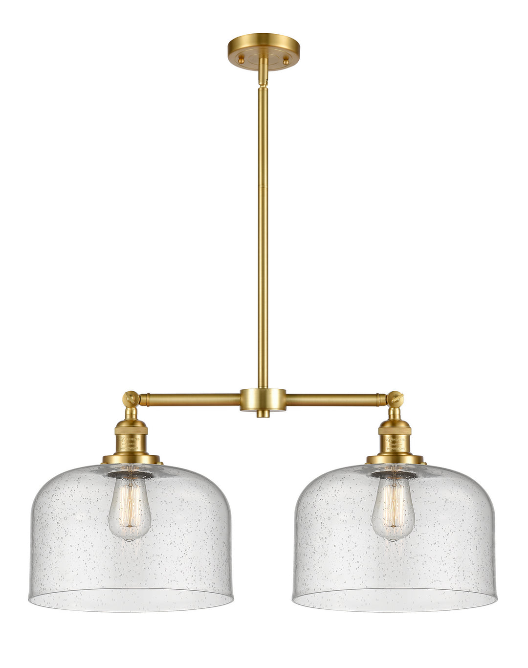 Innovations Franklin Restoration 209-SG-G74-L-LED Pendant Light - Satin Gold
