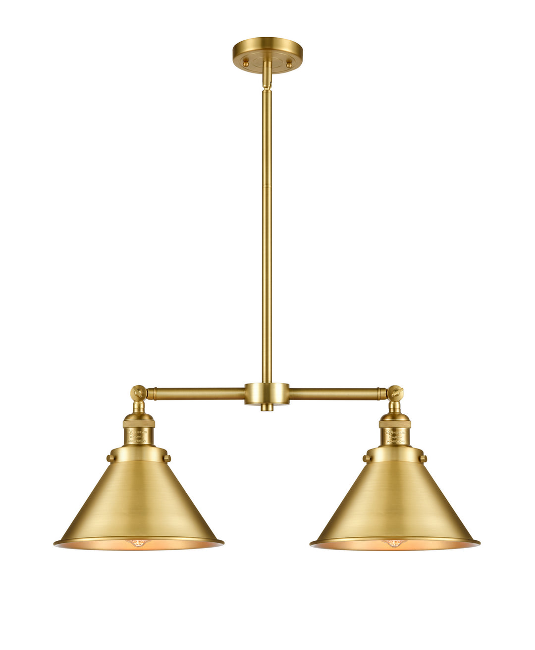 Innovations Franklin Restoration 209-SG-M10-SG-LED Pendant Light - Satin Gold