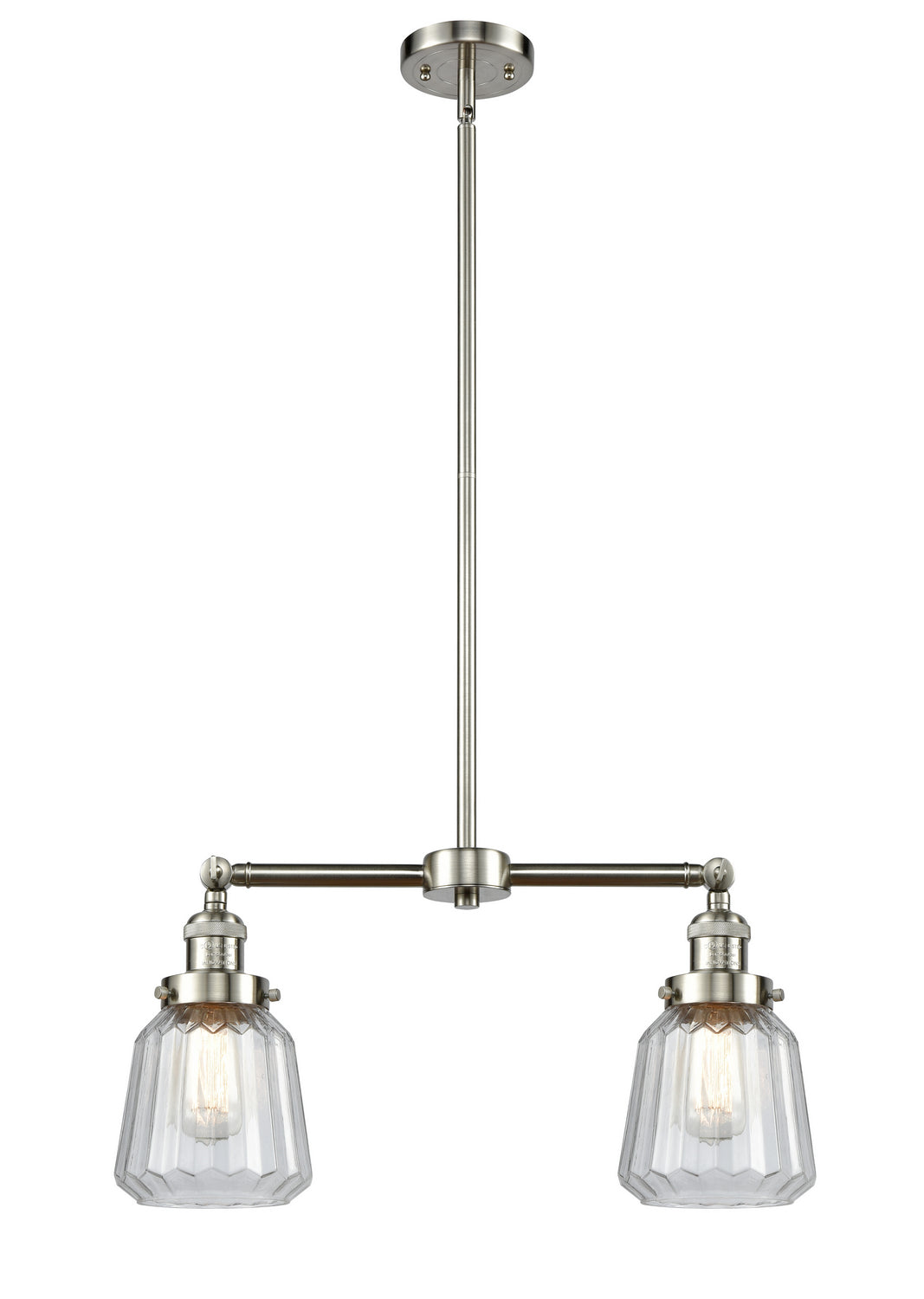 Innovations Franklin Restoration 209-SN-G142 Pendant Light - Brushed Satin Nickel