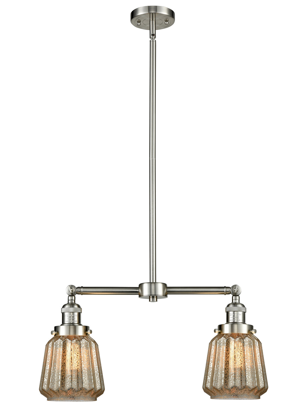 Innovations Franklin Restoration 209-SN-G146 Pendant Light - Brushed Satin Nickel