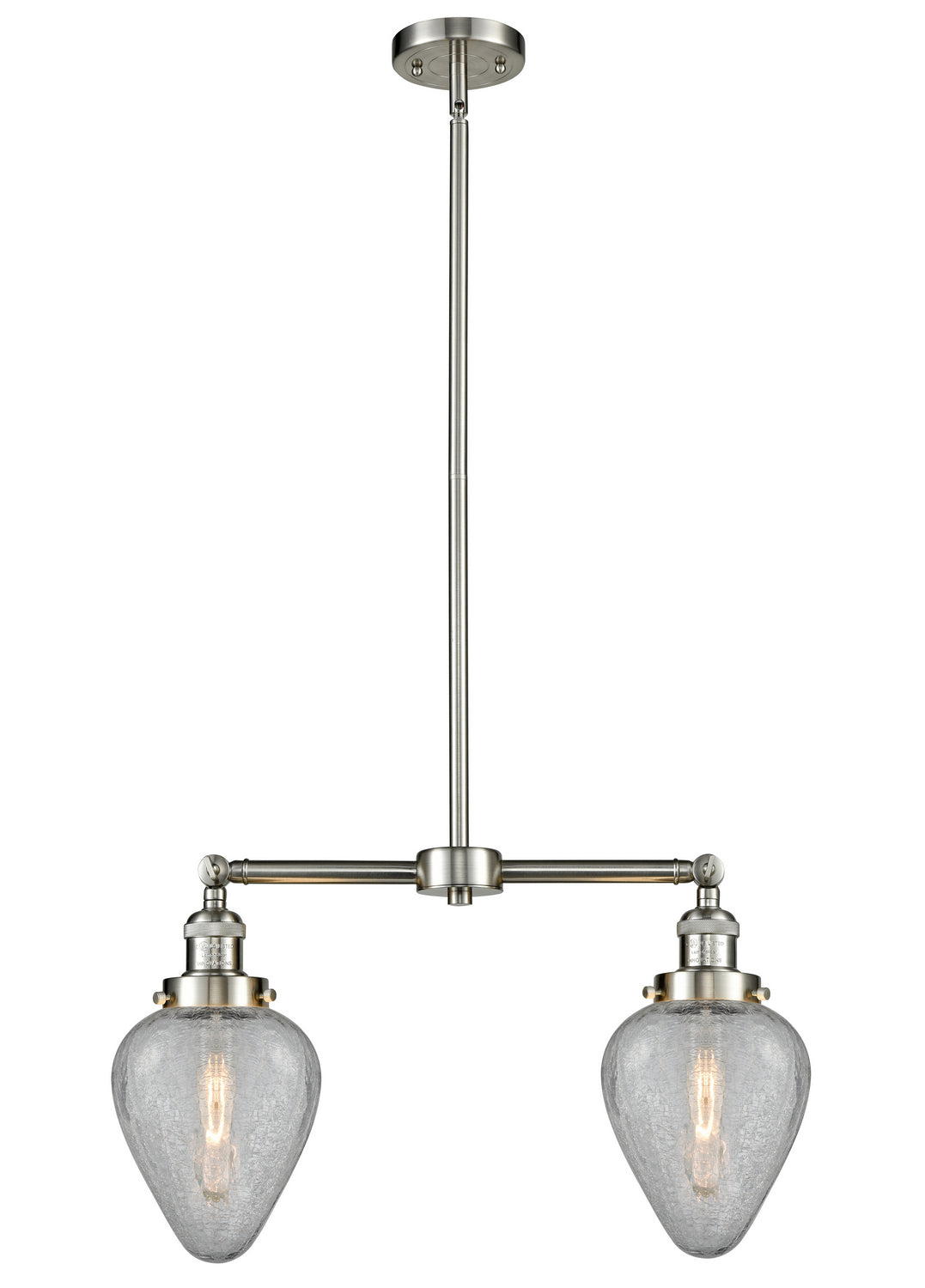 Innovations Franklin Restoration 209-SN-G165 Pendant Light - Brushed Satin Nickel