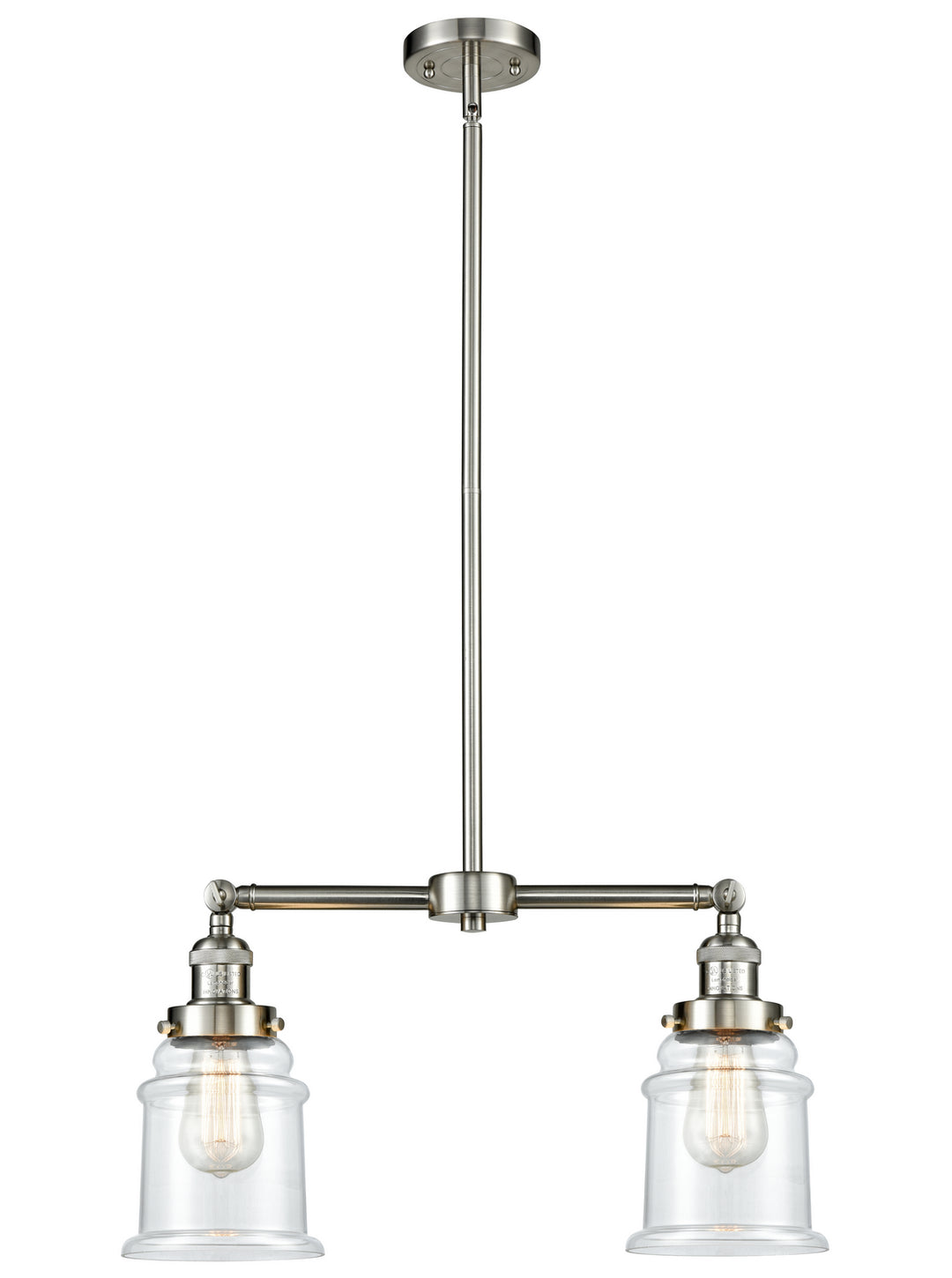 Innovations Franklin Restoration 209-SN-G182 Pendant Light - Brushed Satin Nickel