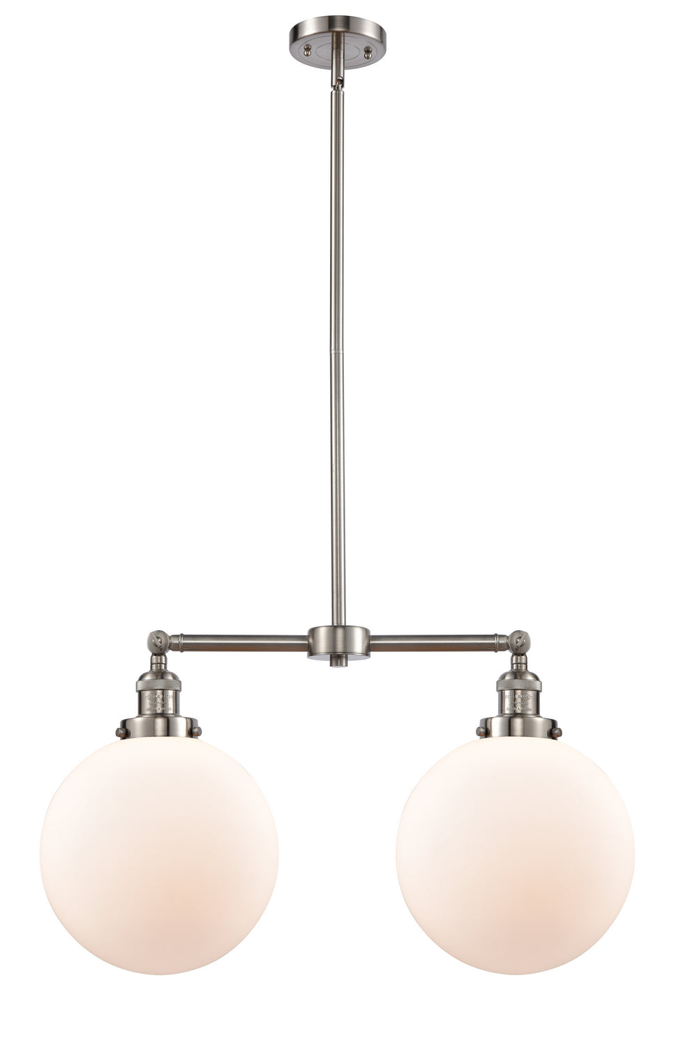 Innovations Franklin Restoration 209-SN-G201-10-LED Pendant Light - Brushed Satin Nickel
