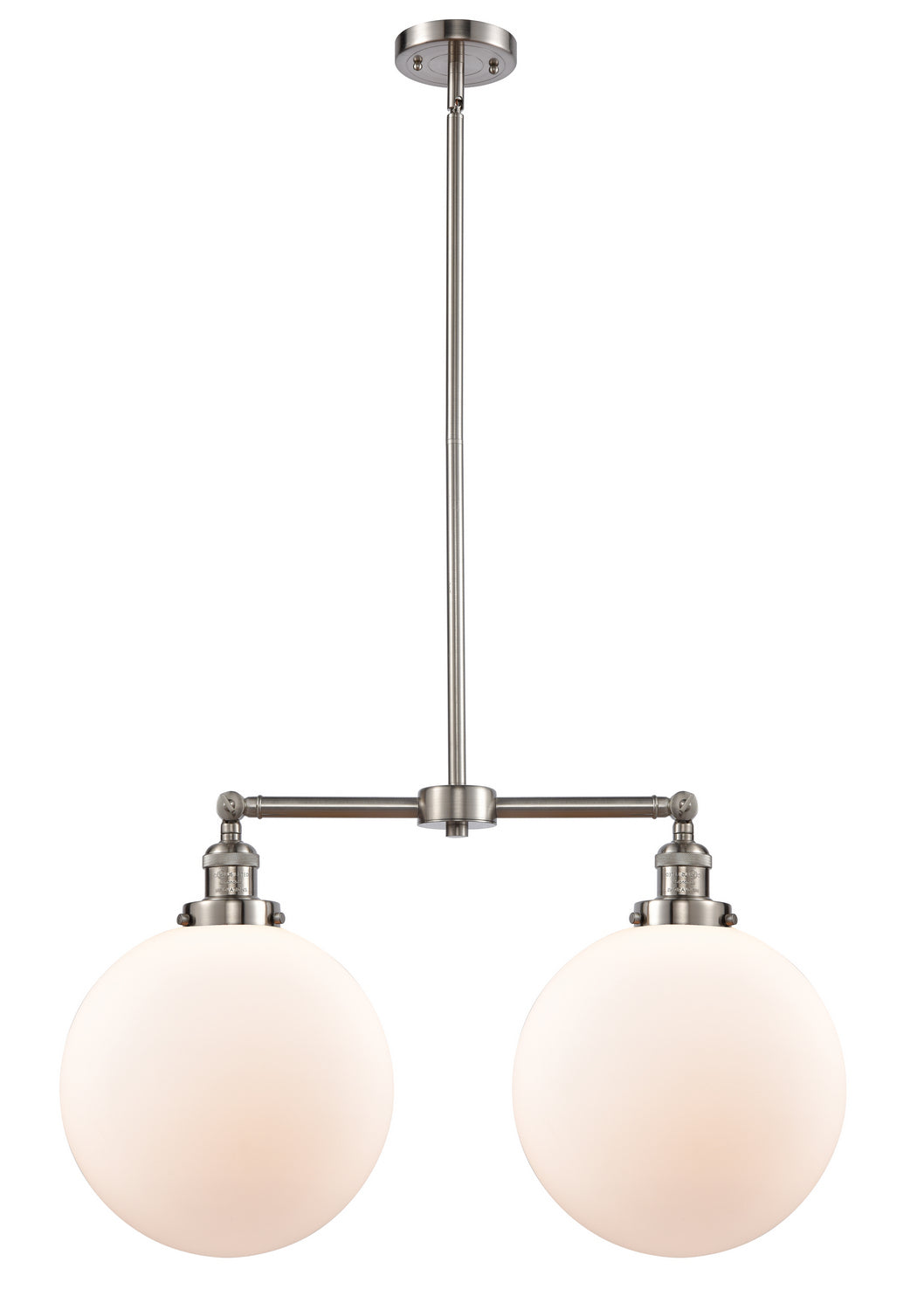 Innovations Franklin Restoration 209-SN-G201-12-LED Pendant Light - Brushed Satin Nickel