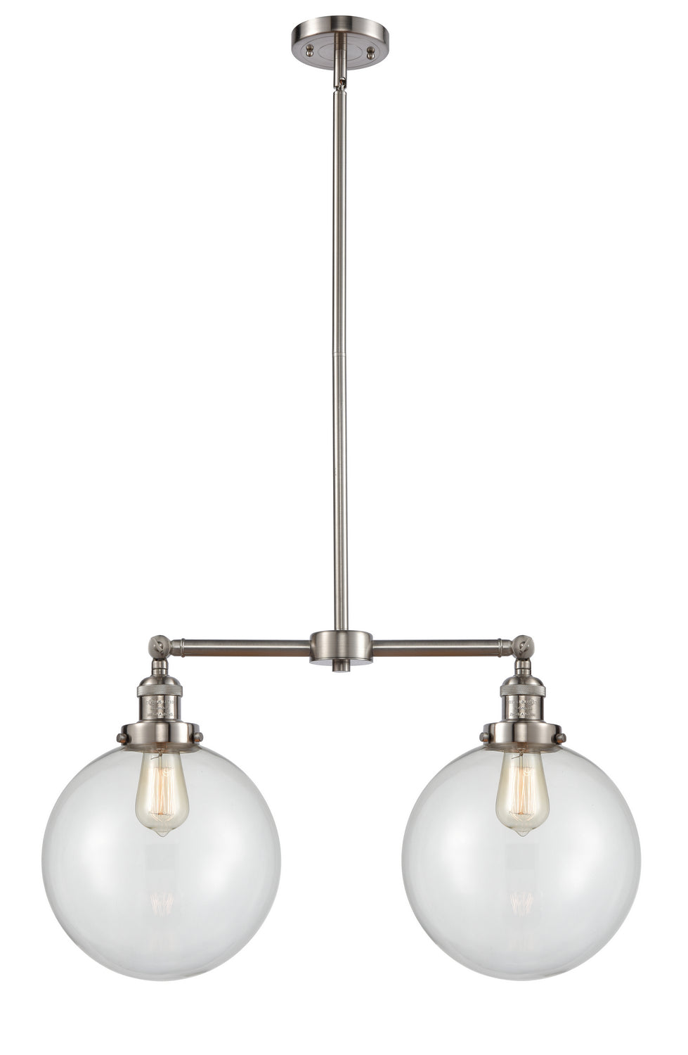 Innovations Franklin Restoration 209-SN-G202-10-LED Pendant Light - Brushed Satin Nickel