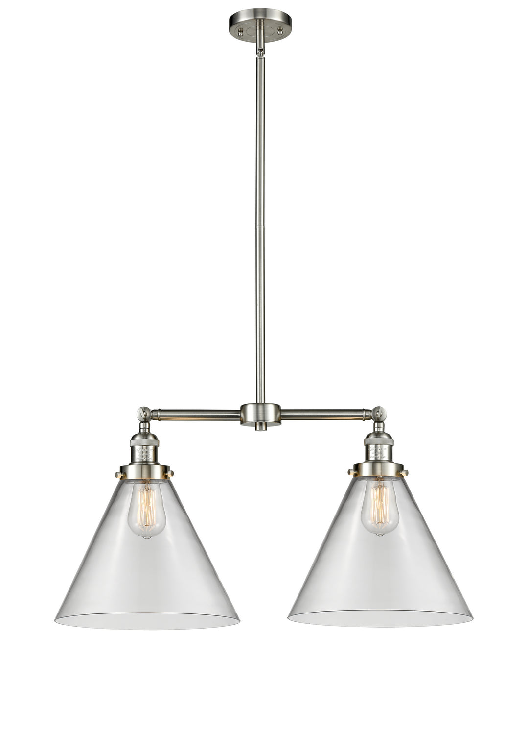 Innovations Franklin Restoration 209-SN-G42-L-LED Pendant Light - Brushed Satin Nickel