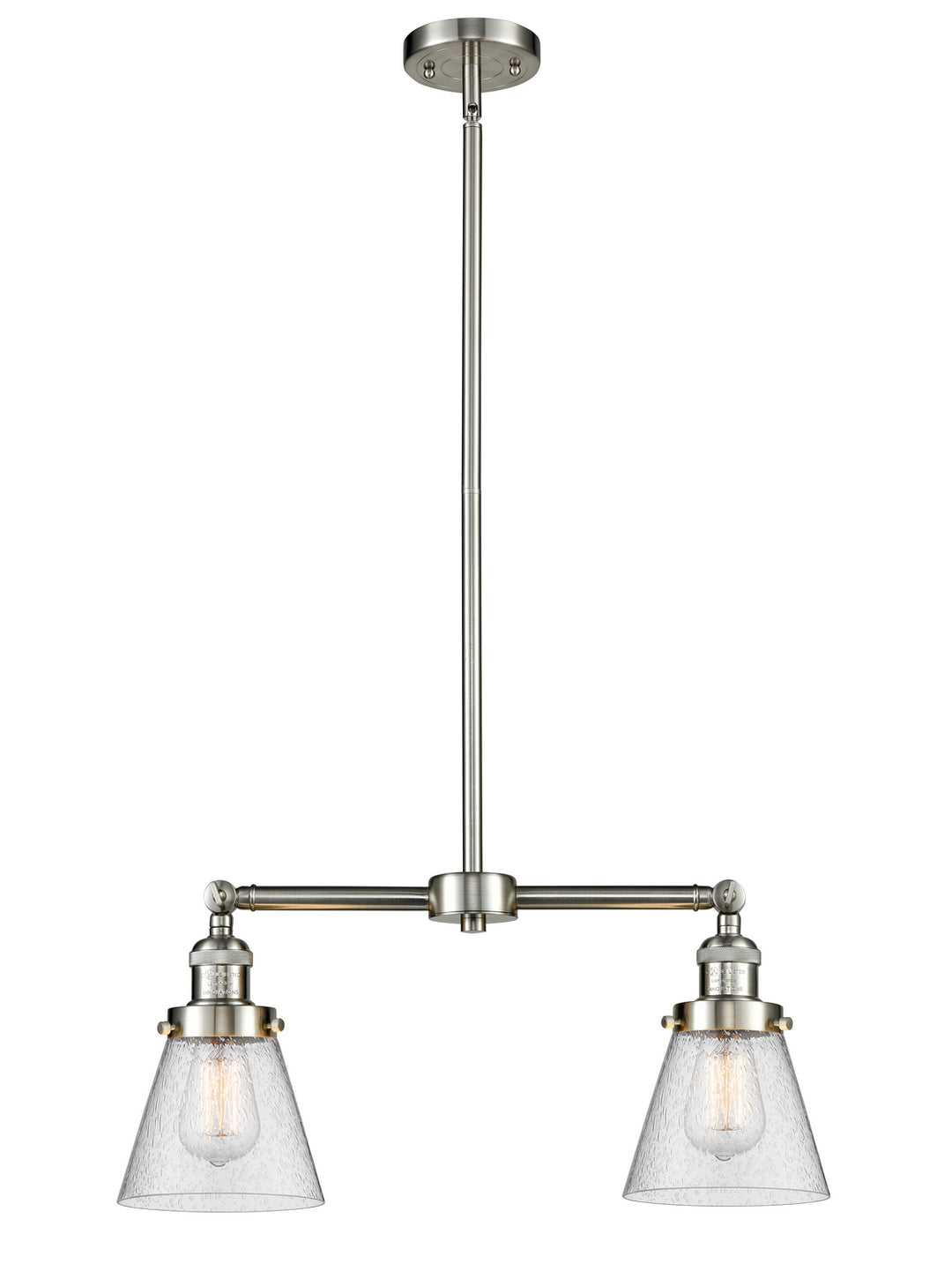 Innovations Franklin Restoration 209-SN-G64 Pendant Light - Brushed Satin Nickel