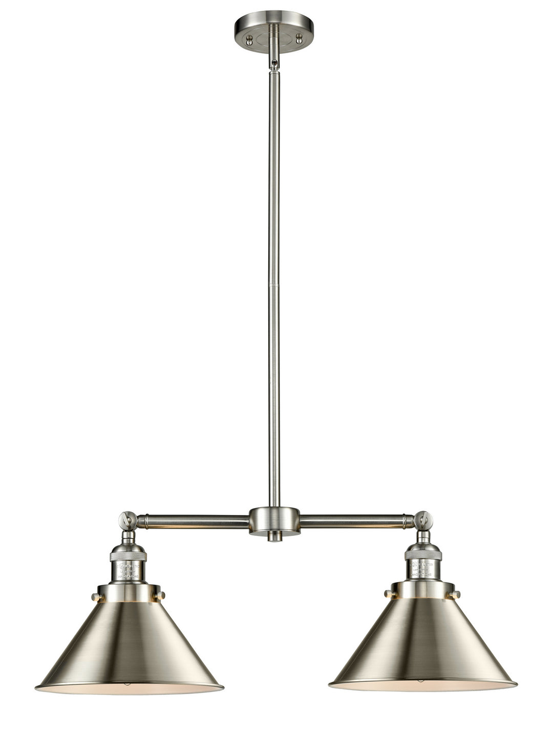 Innovations Franklin Restoration 209-SN-M10-SN Pendant Light - Brushed Satin Nickel