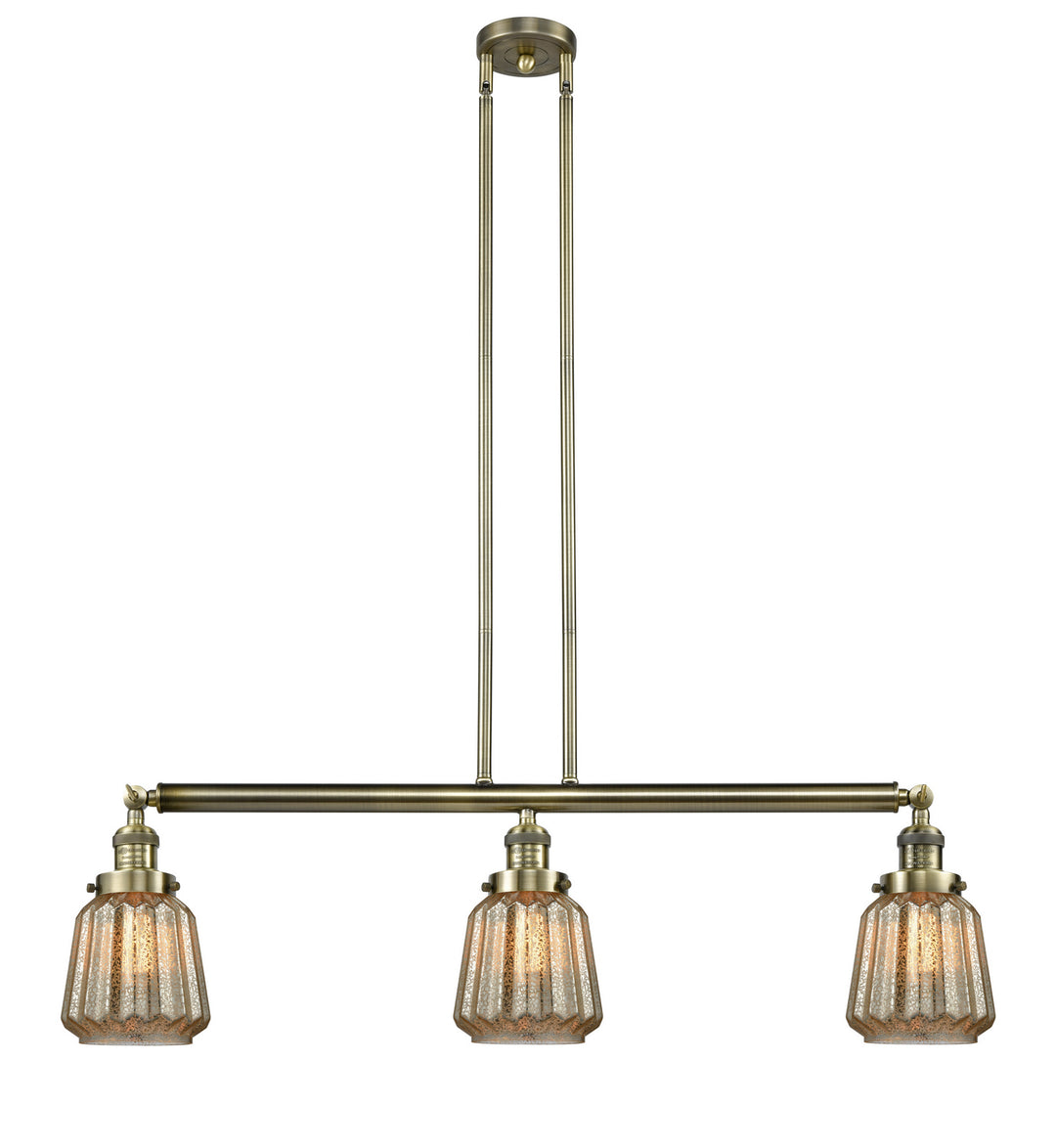 Innovations Franklin Restoration 213-AB-G146 Pendant Light - Antique Brass