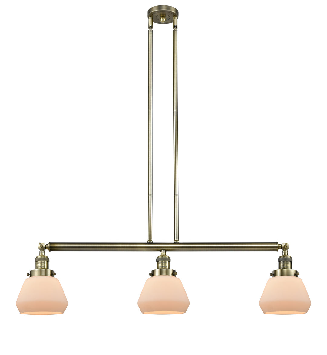 Innovations Franklin Restoration 213-AB-G171-LED Pendant Light - Antique Brass