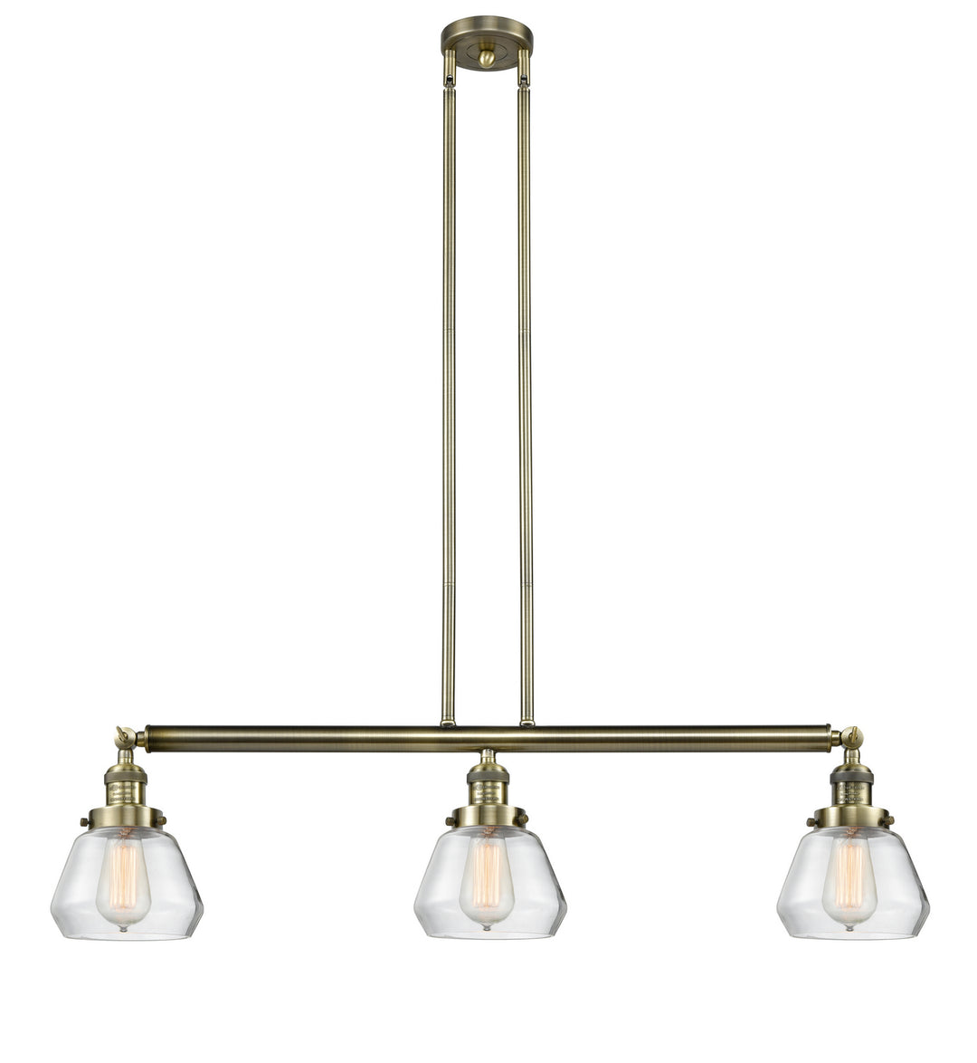 Innovations Franklin Restoration 213-AB-G172-LED Pendant Light - Antique Brass