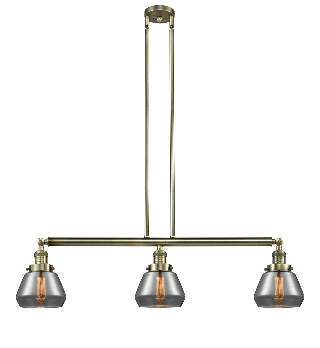 Innovations Franklin Restoration 213-AB-G173-LED Pendant Light - Antique Brass