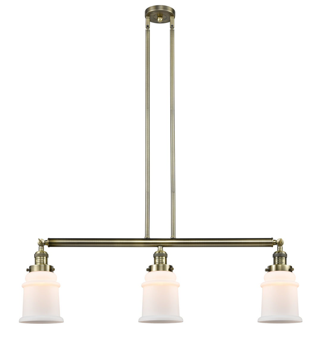 Innovations Franklin Restoration 213-AB-G181 Pendant Light - Antique Brass