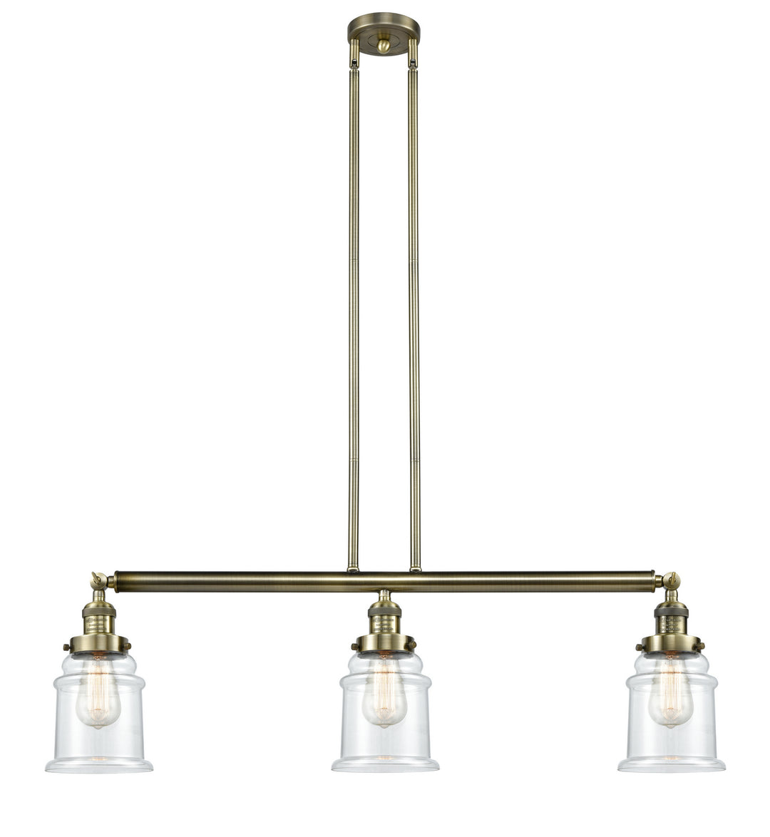 Innovations Franklin Restoration 213-AB-G182-LED Pendant Light - Antique Brass