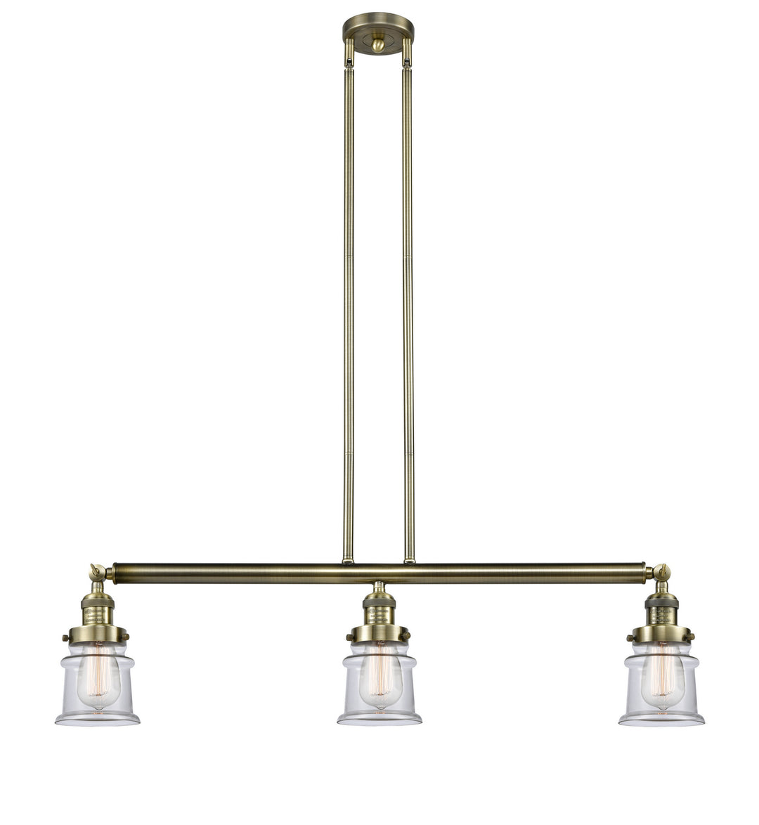 Innovations Franklin Restoration 213-AB-G182S-LED Pendant Light - Antique Brass