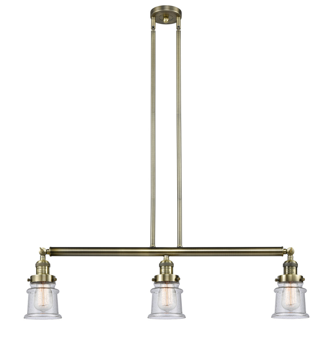 Innovations Franklin Restoration 213-AB-G184S-LED Pendant Light - Antique Brass