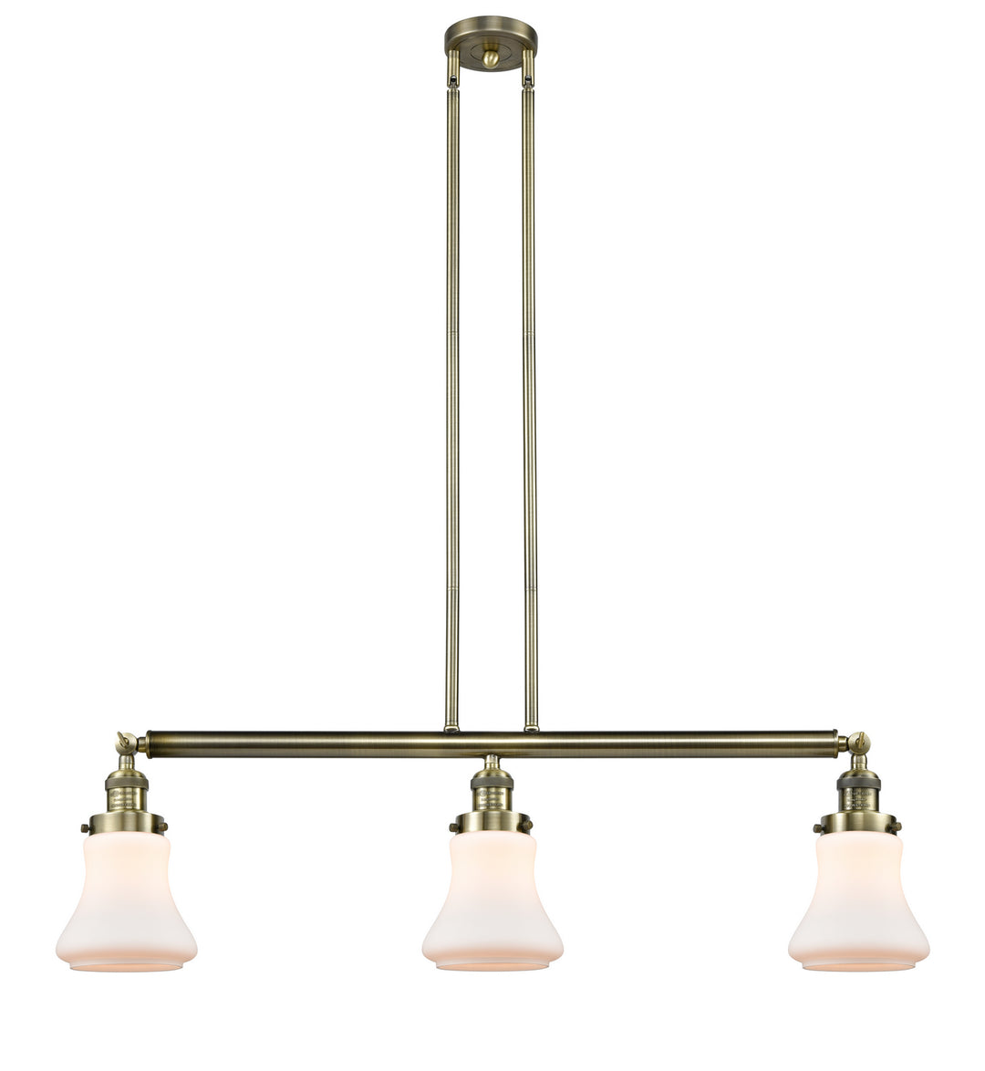 Innovations Franklin Restoration 213-AB-G191-LED Pendant Light - Antique Brass