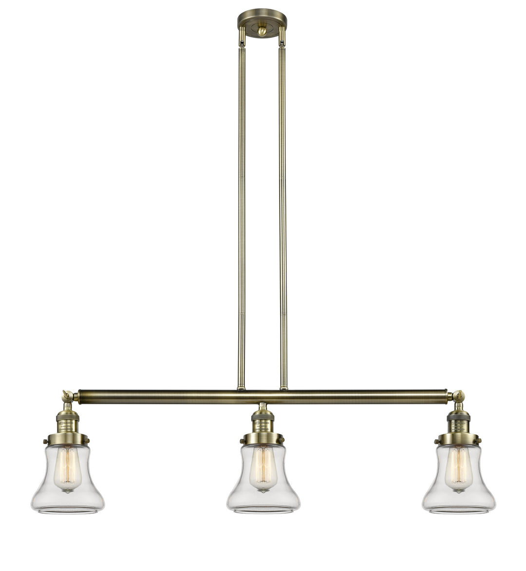 Innovations Franklin Restoration 213-AB-G192 Pendant Light - Antique Brass