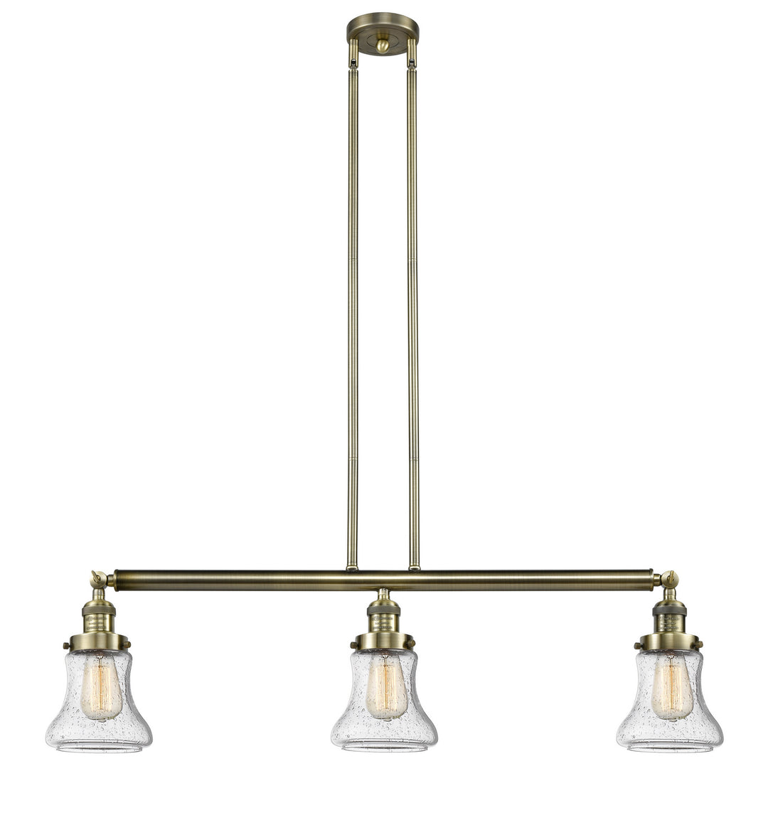 Innovations Franklin Restoration 213-AB-G194-LED Pendant Light - Antique Brass