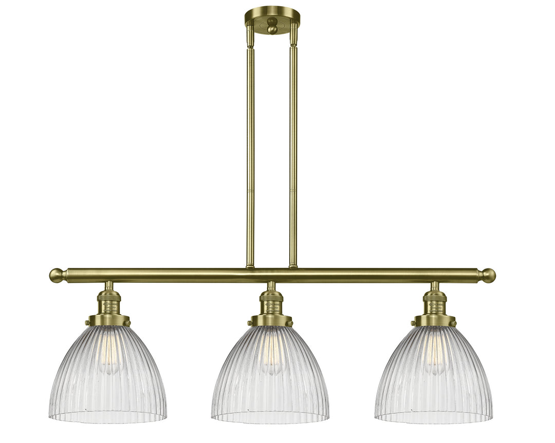 Innovations Franklin Restoration 213-AB-G222-LED Pendant Light - Antique Brass