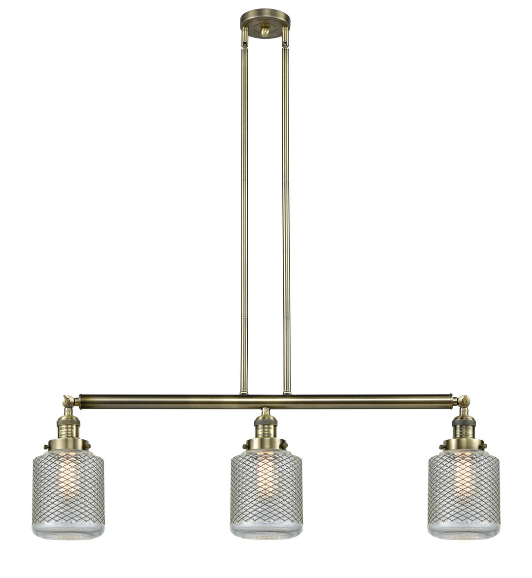 Innovations Franklin Restoration 213-AB-G262 Pendant Light - Antique Brass