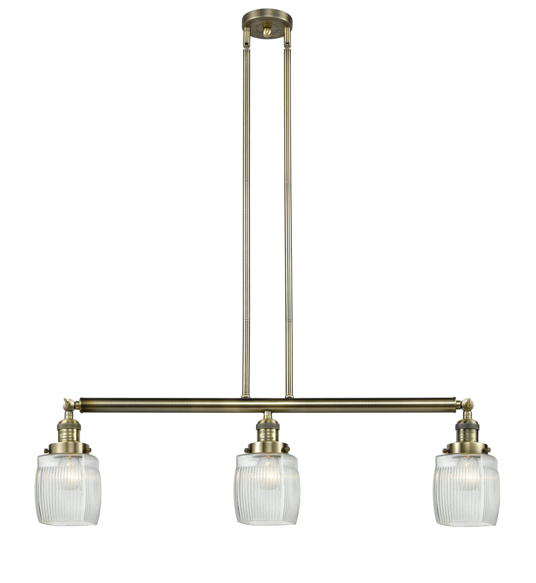 Innovations Franklin Restoration 213-AB-G302 Pendant Light - Antique Brass