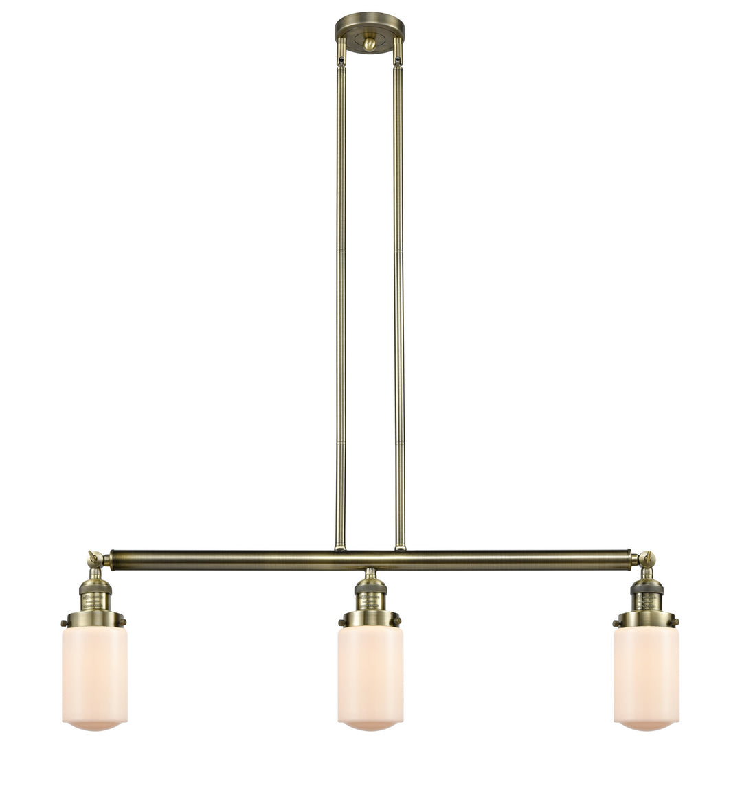 Innovations Franklin Restoration 213-AB-G311 Pendant Light - Antique Brass