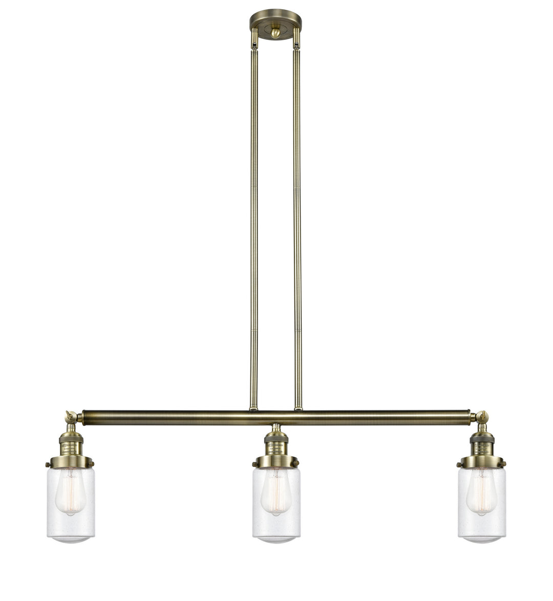 Innovations Franklin Restoration 213-AB-G314 Pendant Light - Antique Brass