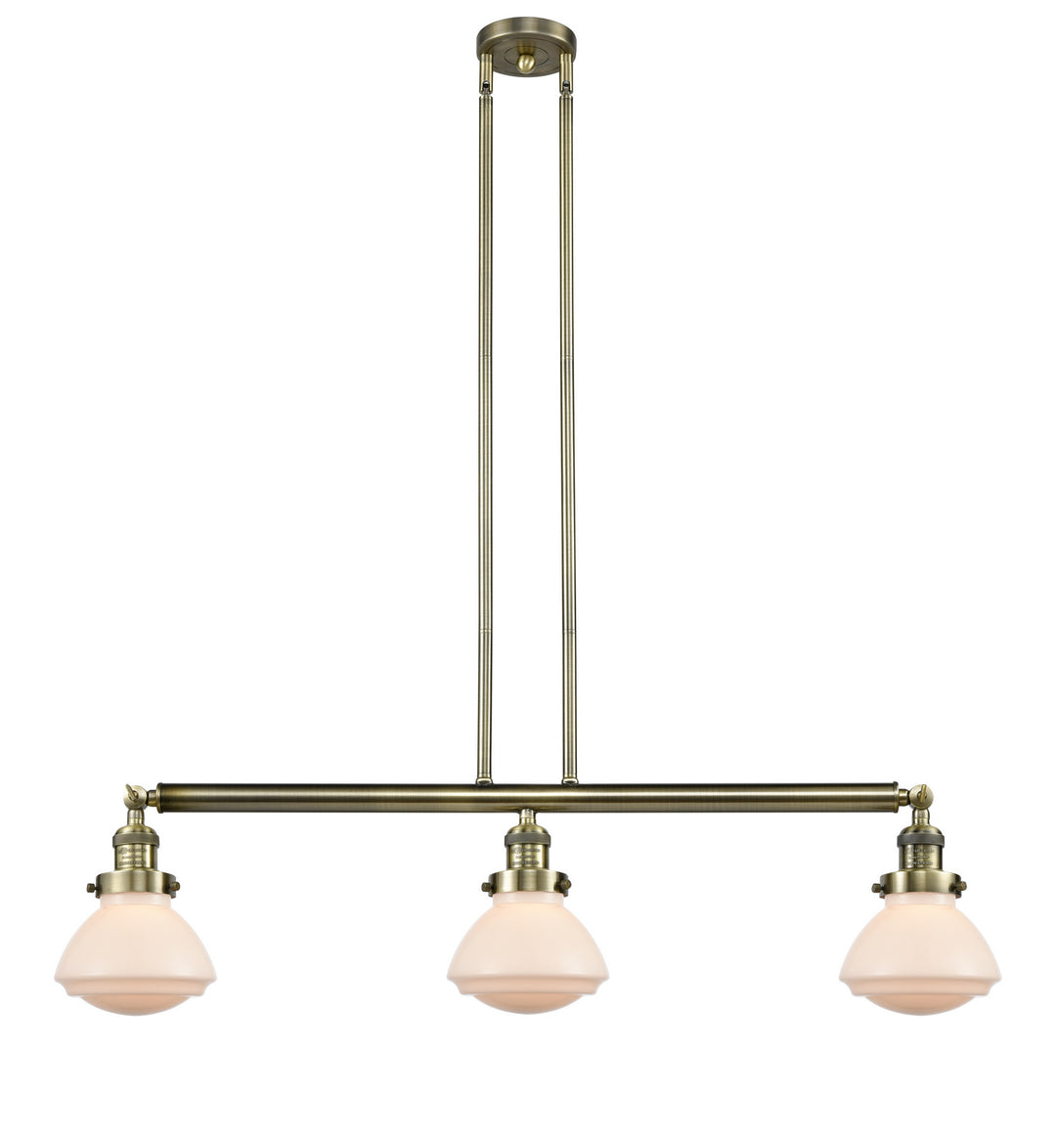 Innovations Franklin Restoration 213-AB-G321 Pendant Light - Antique Brass