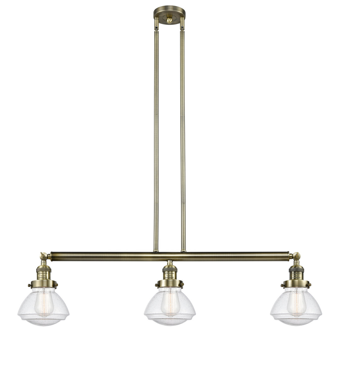 Innovations Franklin Restoration 213-AB-G324 Pendant Light - Antique Brass