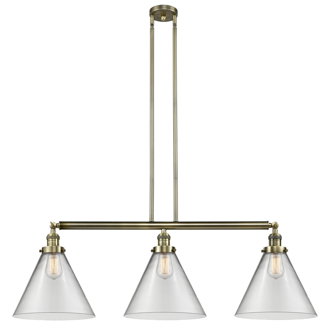 Innovations Franklin Restoration 213-AB-G42-L Pendant Light - Antique Brass