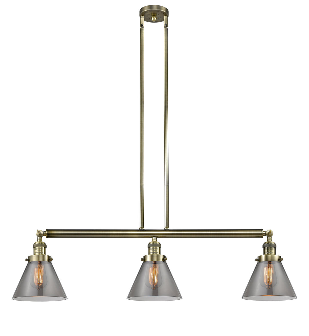 Innovations Franklin Restoration 213-AB-G43 Pendant Light - Antique Brass