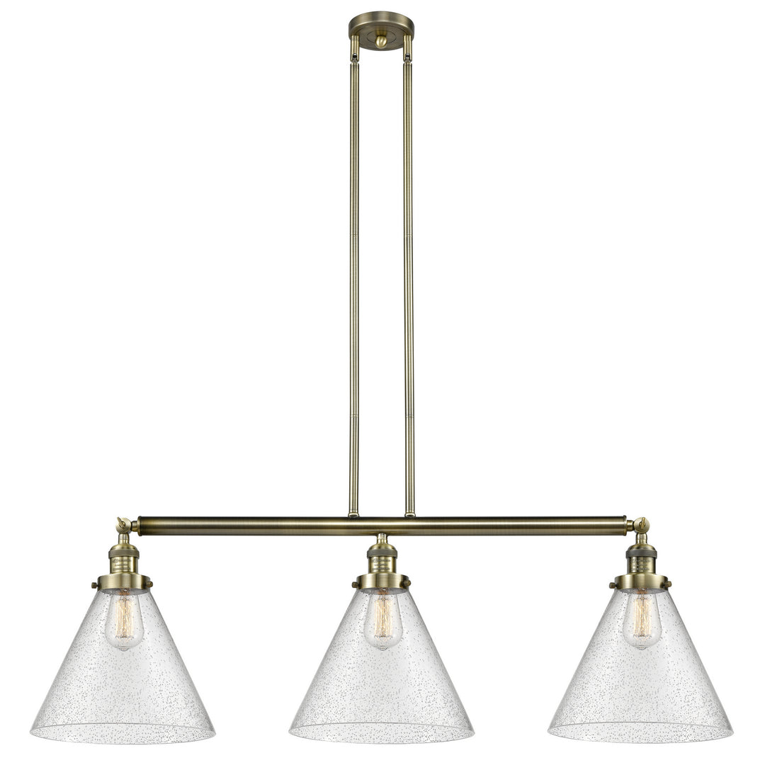 Innovations Franklin Restoration 213-AB-G44-L Pendant Light - Antique Brass