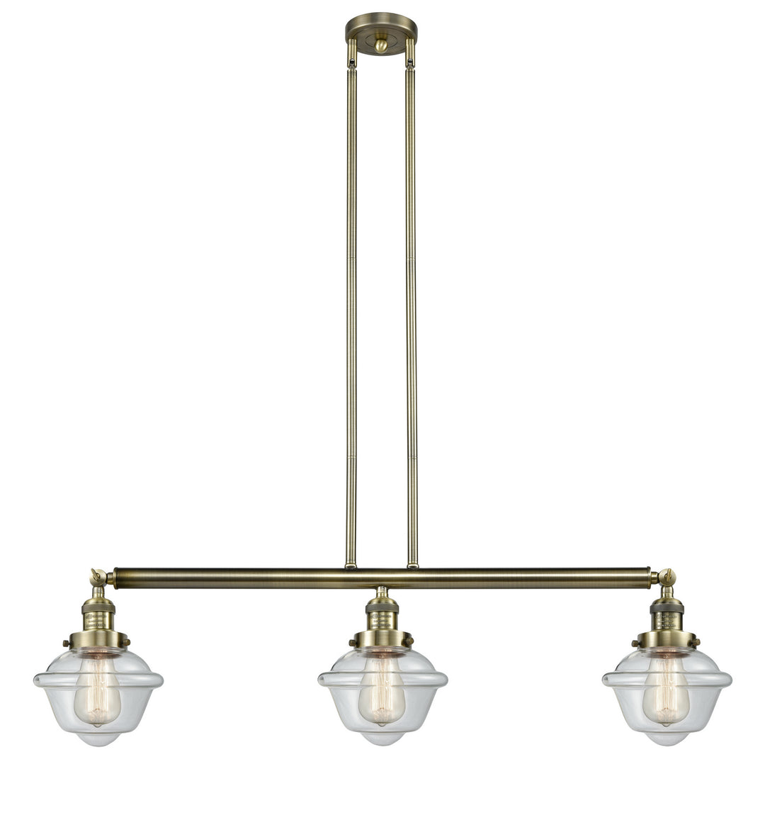 Innovations Franklin Restoration 213-AB-G532 Pendant Light - Antique Brass