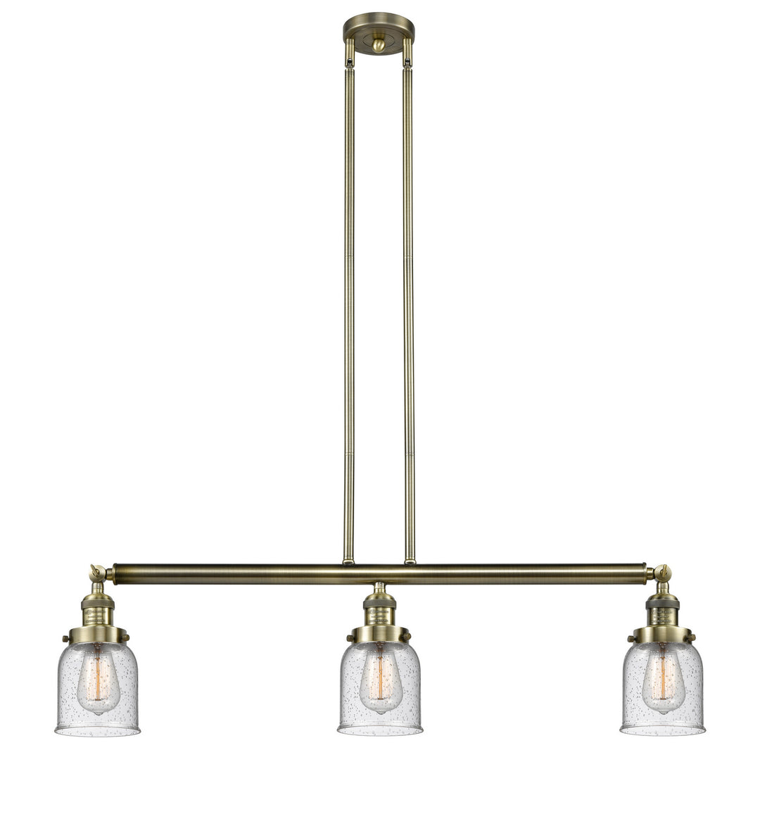 Innovations Franklin Restoration 213-AB-G54 Pendant Light - Antique Brass