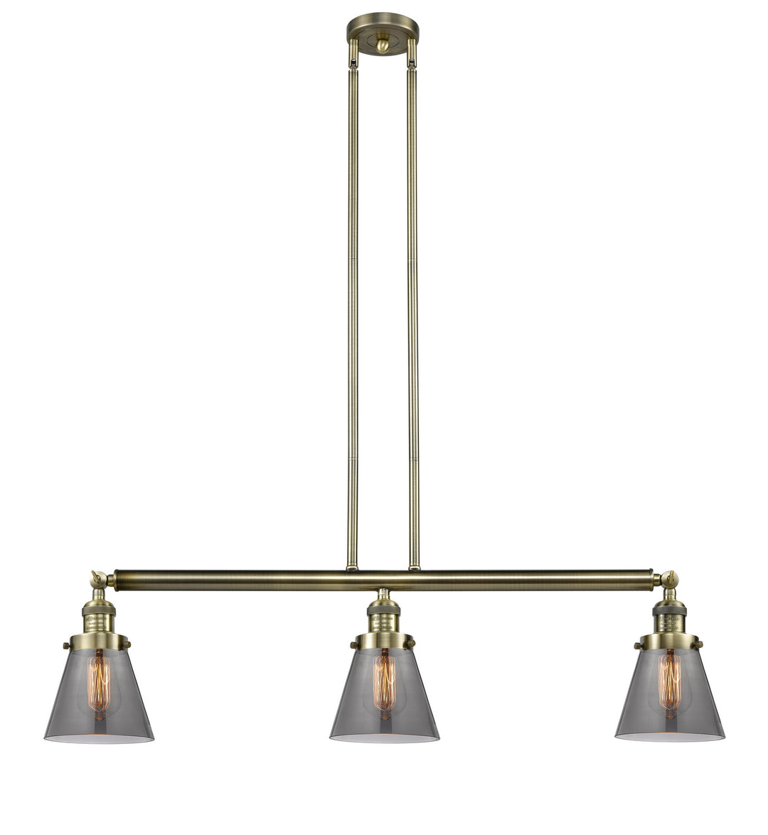 Innovations Franklin Restoration 213-AB-G63 Pendant Light - Antique Brass