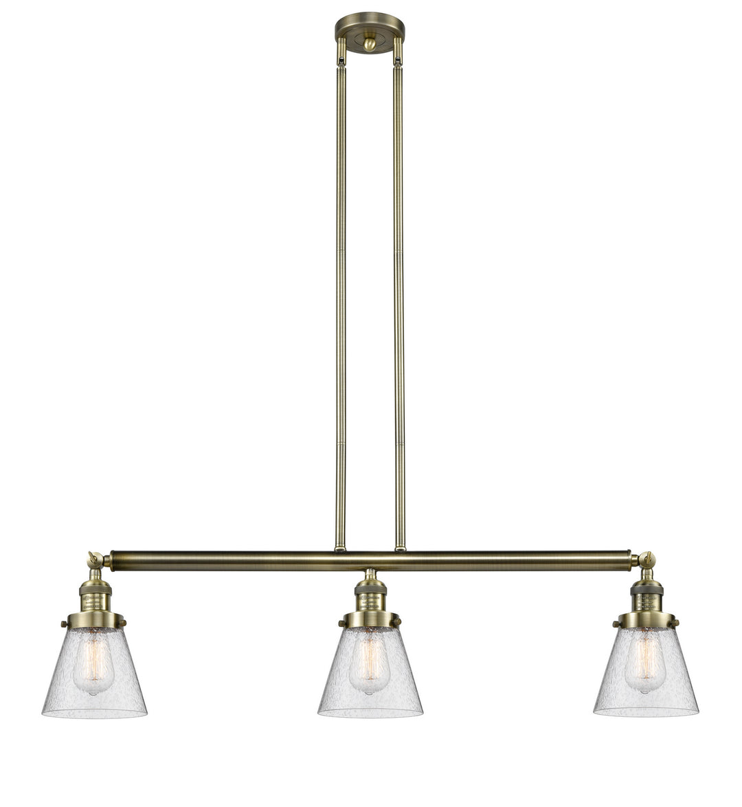 Innovations Franklin Restoration 213-AB-G64 Pendant Light - Antique Brass