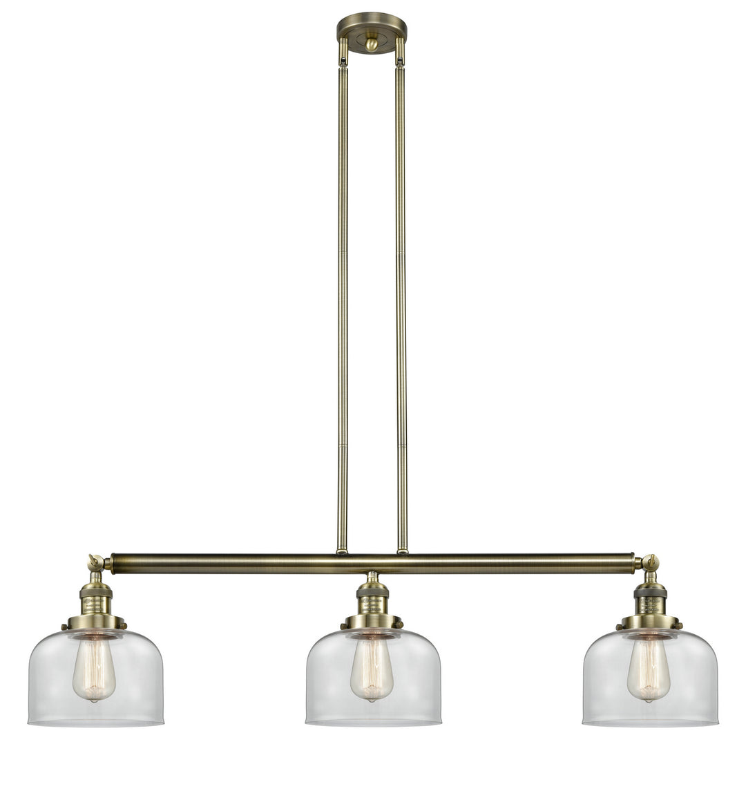 Innovations Franklin Restoration 213-AB-G72 Pendant Light - Antique Brass